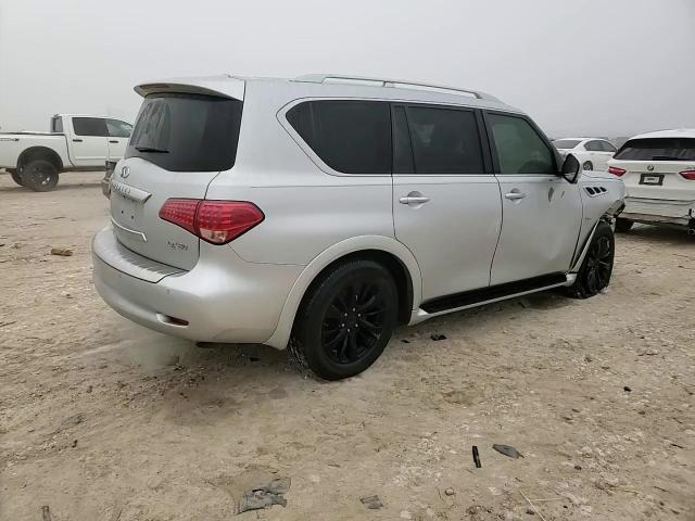 2017 Infiniti QX80 VIN JN8AZ2NE8H9152534 Copart auction photo, front end / side damage thumbnail 11