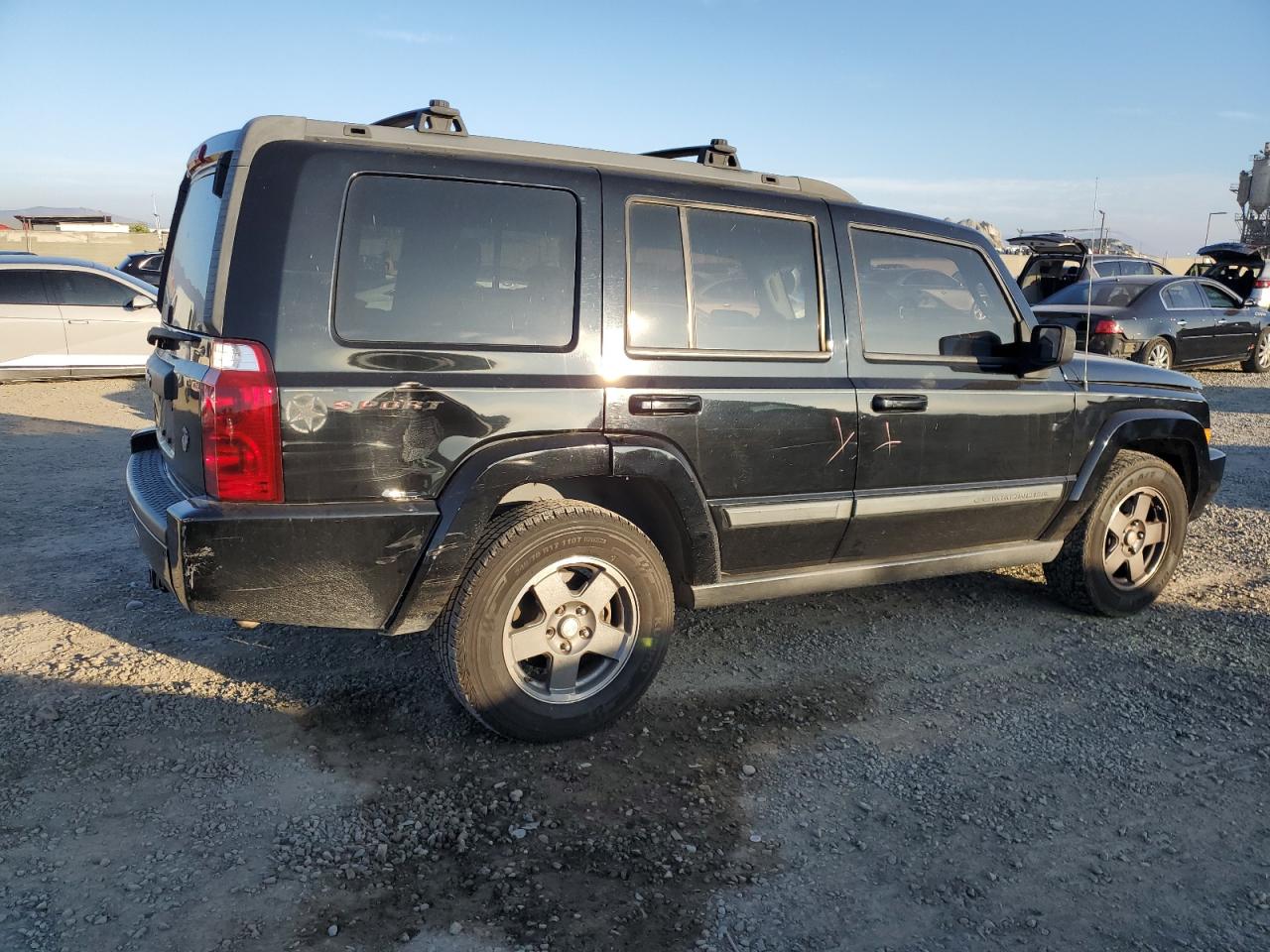 2008 Jeep Commander VIN 1J8HG48K18C125040 Copart auction photo, side damage thumbnail 3