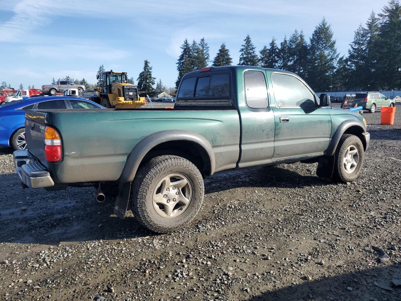 2003 Toyota Tacoma VIN 5TEWN72N63Z214069 Copart auction photo, side / front end damage thumbnail 3
