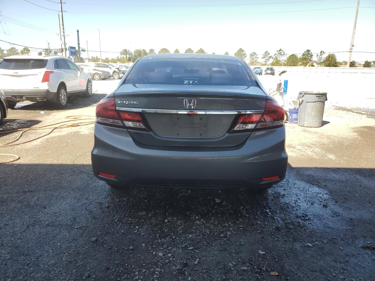 2013 Honda Civic VIN 19XFB2F55DE039845 Copart auction photo, front end damage thumbnail 6