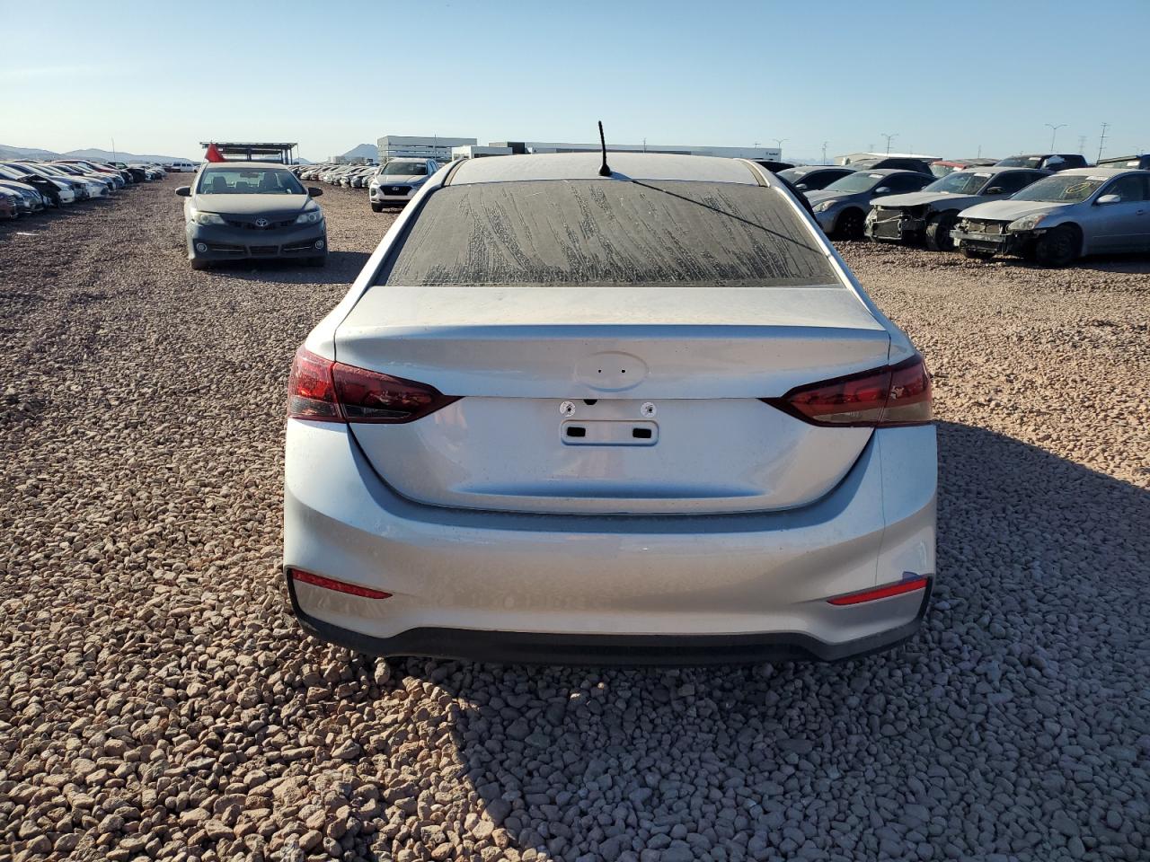 2022 Hyundai Accent VIN 3KPC24A60NE182069 Copart auction photo, side damage thumbnail 6
