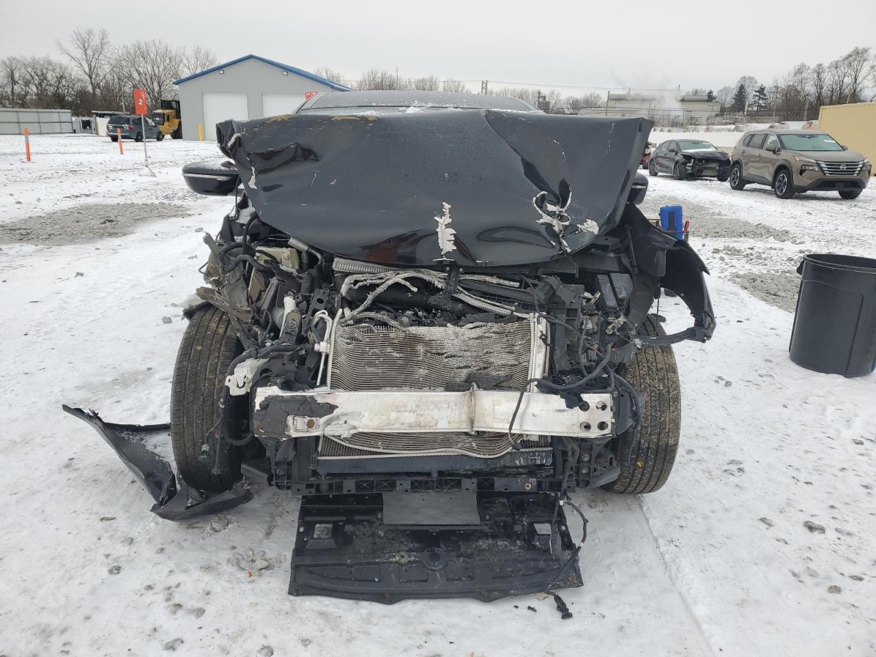 2015 Nissan Murano VIN 5N1AZ2MH7FN210902 Copart auction photo, front end / undercarriage damage thumbnail 5