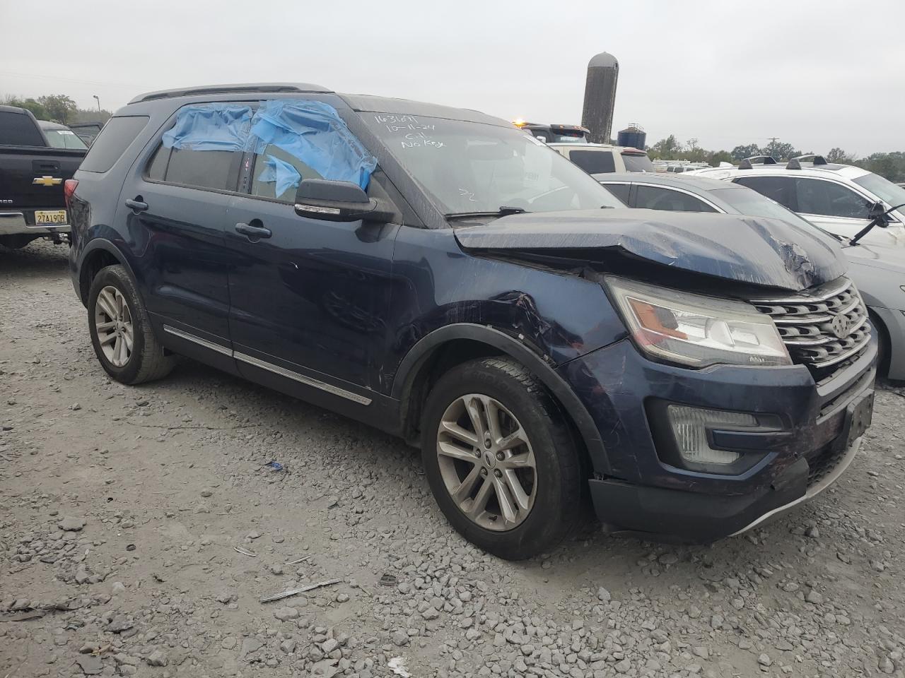 2017 Ford Explorer VIN 1FM5K7D80HGA87034 Copart auction photo, front end damage thumbnail 4