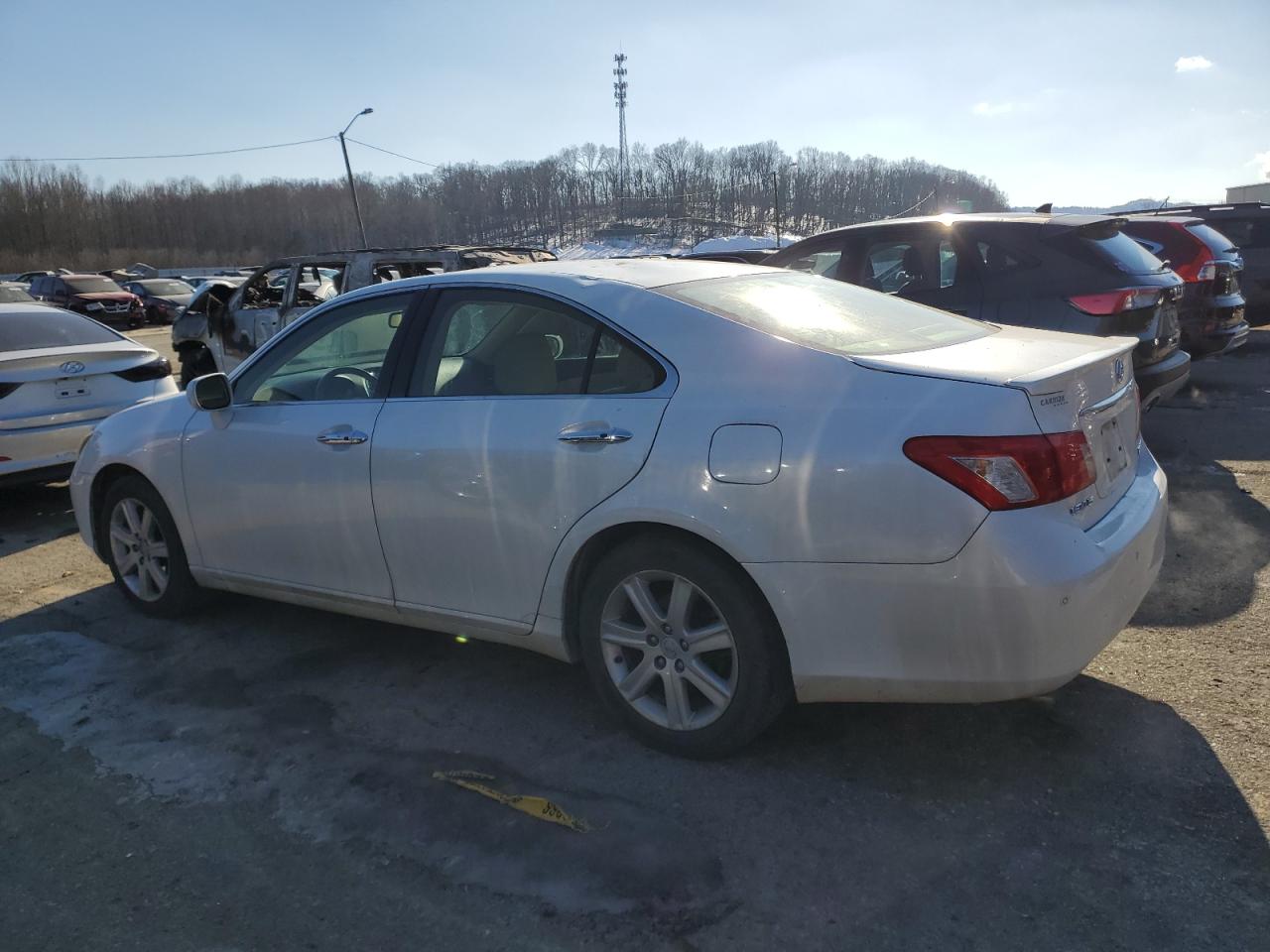 2008 Lexus ES VIN JTHBJ46G982262647 Copart auction photo, top/roof damage thumbnail 2