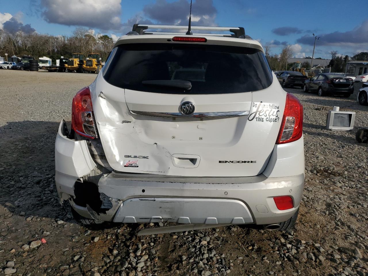 2014 Buick Encore VIN KL4CJDSB1EB688029 Copart auction photo, rear end damage thumbnail 6