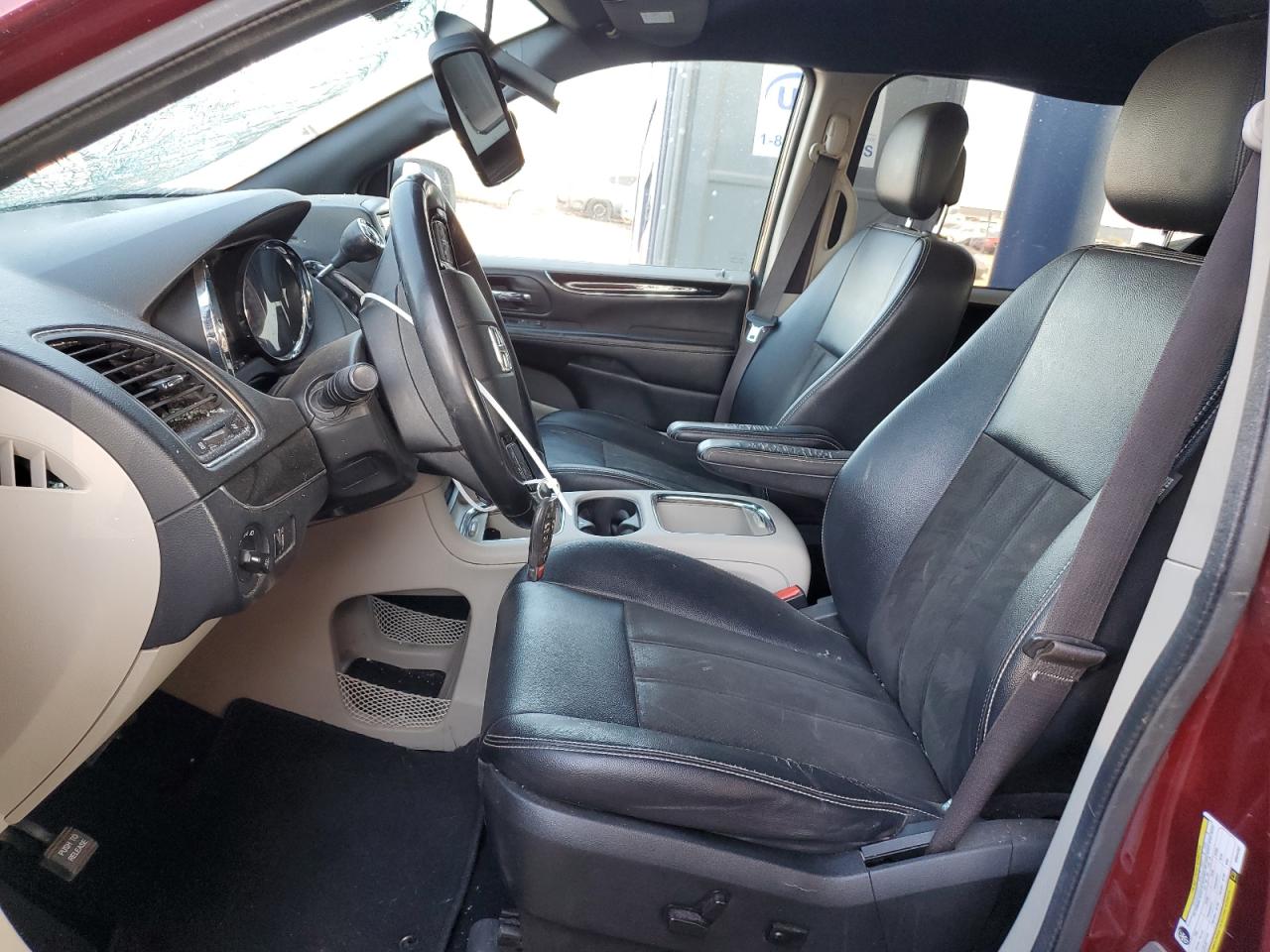 2019 Dodge Caravan VIN 2C4RDGCG7KR544257 Copart auction photo, front end / side damage thumbnail 7
