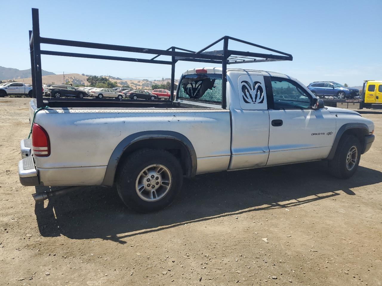 2002 Dodge Dakota VIN 1B7GL12X32S557546 Copart auction photo, rear end damage thumbnail 3
