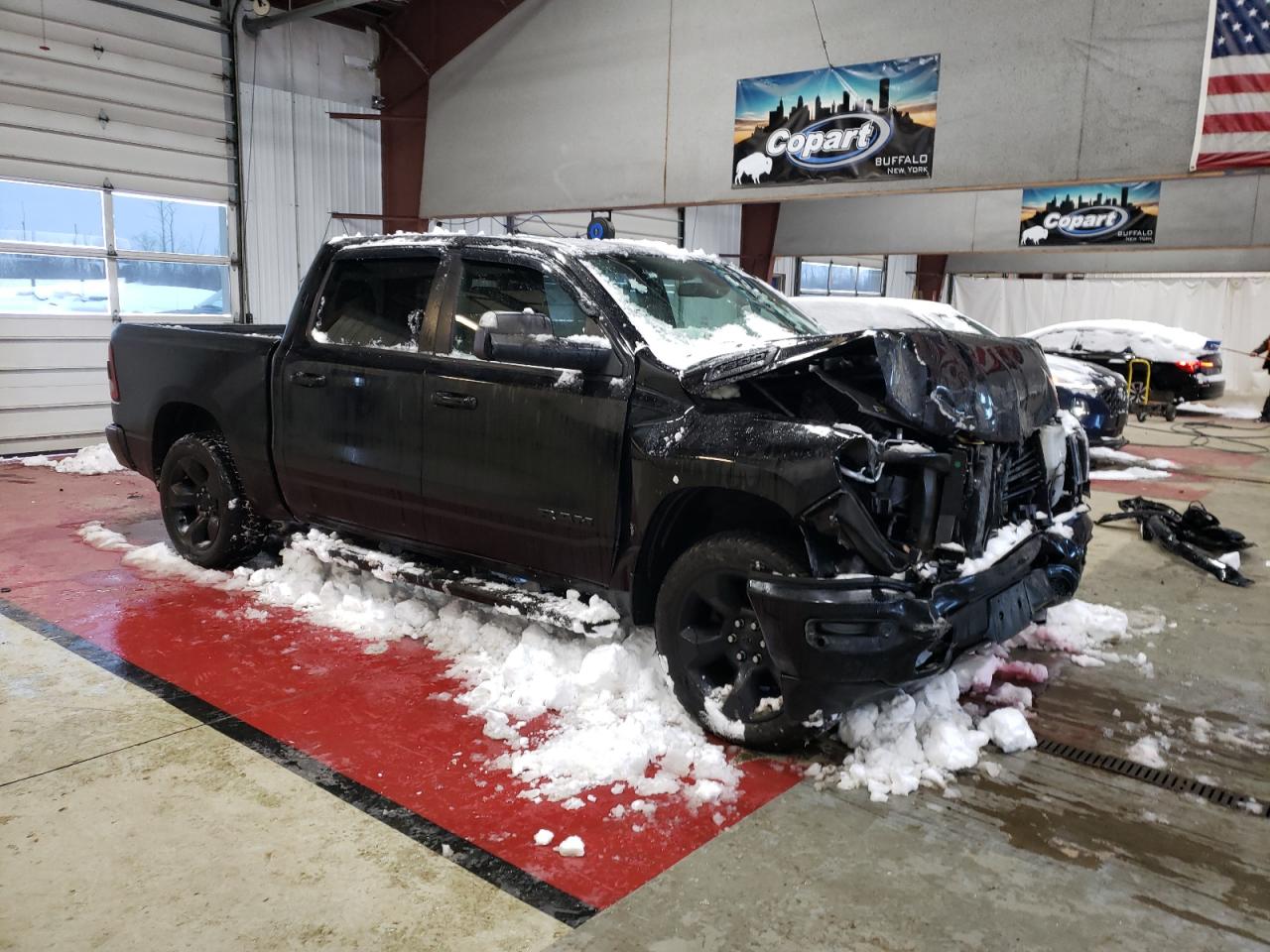 2019 RAM 1500 VIN 1C6SRFFT1KN804307 Copart auction photo, front end damage thumbnail 4