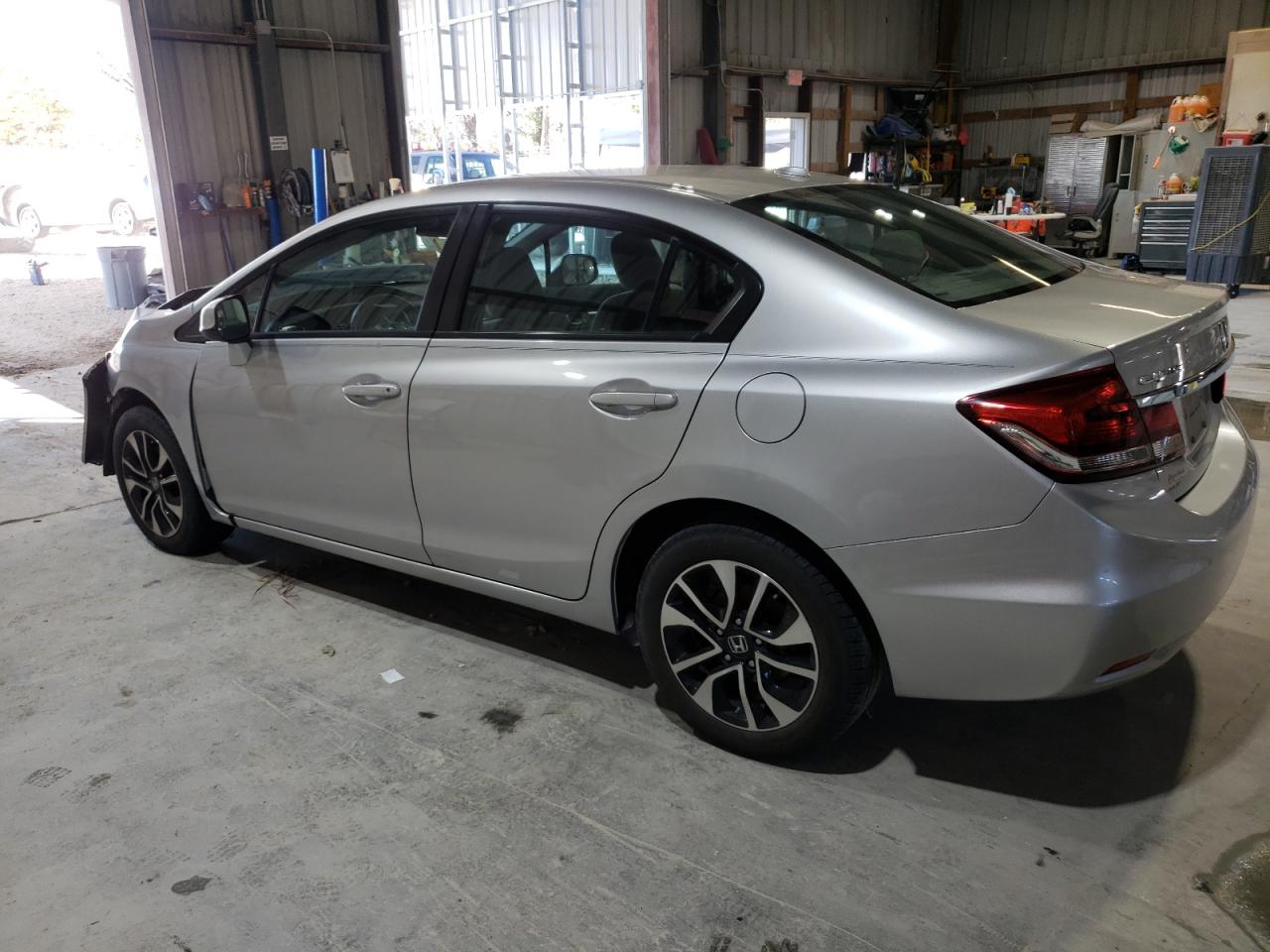 2013 Honda Civic VIN 19XFB2F85DE055182 Copart auction photo, front end / frame damage damage thumbnail 2