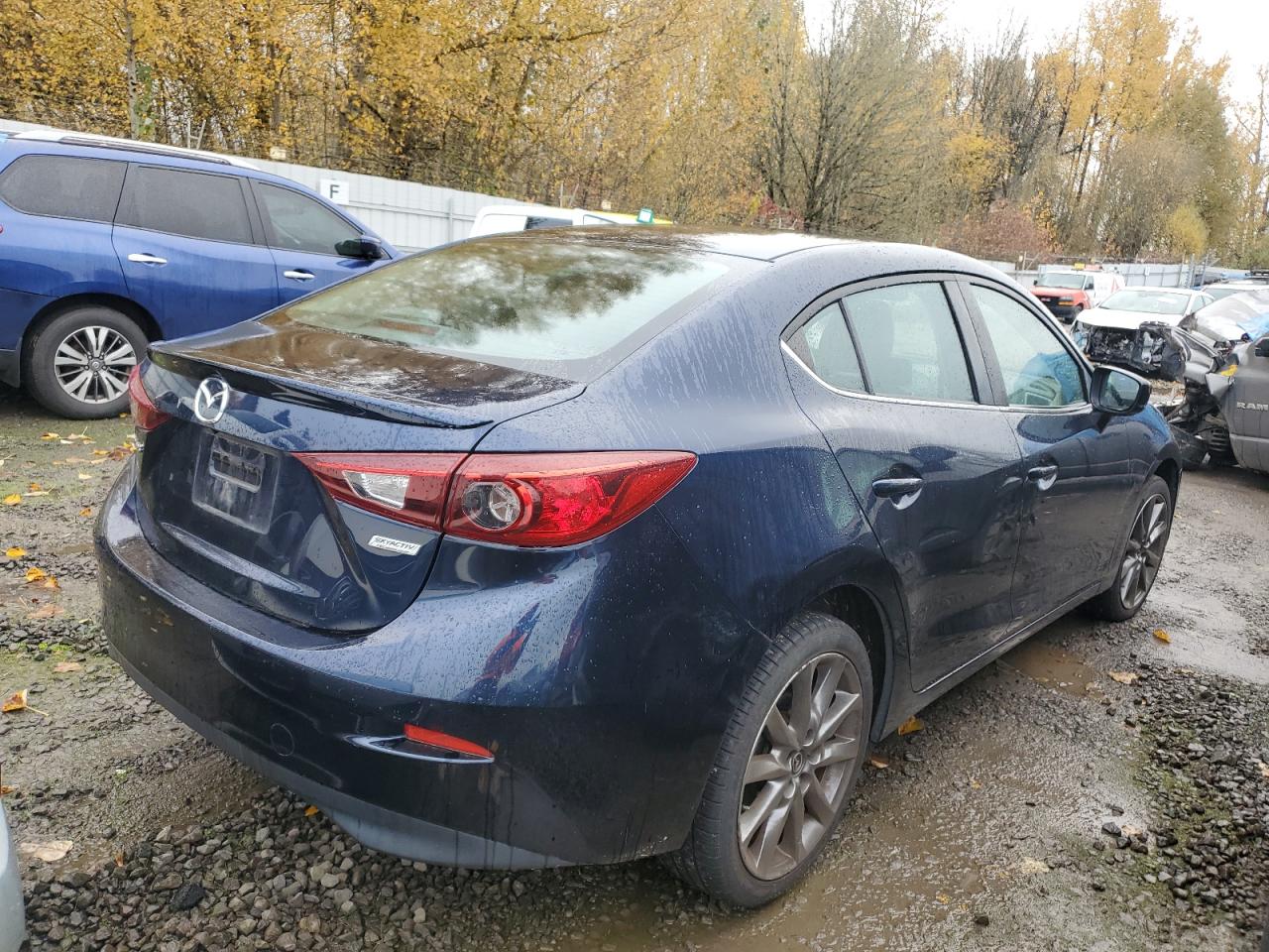 2018 Mazda 3 VIN 3MZBN1V30JM246626 Copart auction photo, side damage thumbnail 3