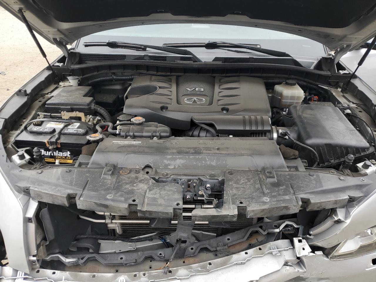 2017 Infiniti QX80 VIN JN8AZ2NE4H9160839 Copart auction photo, front end damage thumbnail 14