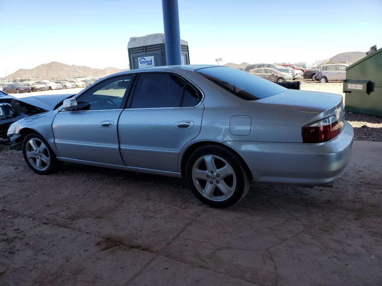 2002 Acura TL VIN 19UUA568X2A032588 Copart auction photo, front end / side damage thumbnail 2
