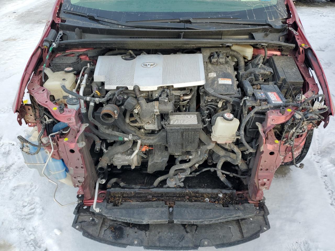 2017 Toyota Prius VIN JTDKARFU1H3539824 Copart auction photo, front end damage thumbnail 11