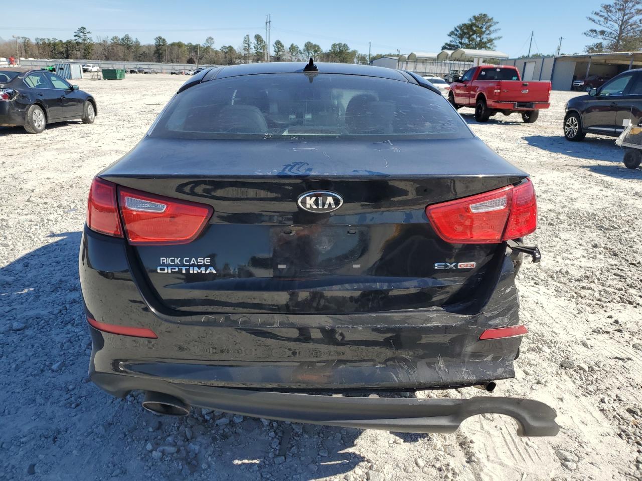 2015 KIA Optima VIN 5XXGN4A75FG424669 Copart auction photo, rear end damage thumbnail 6
