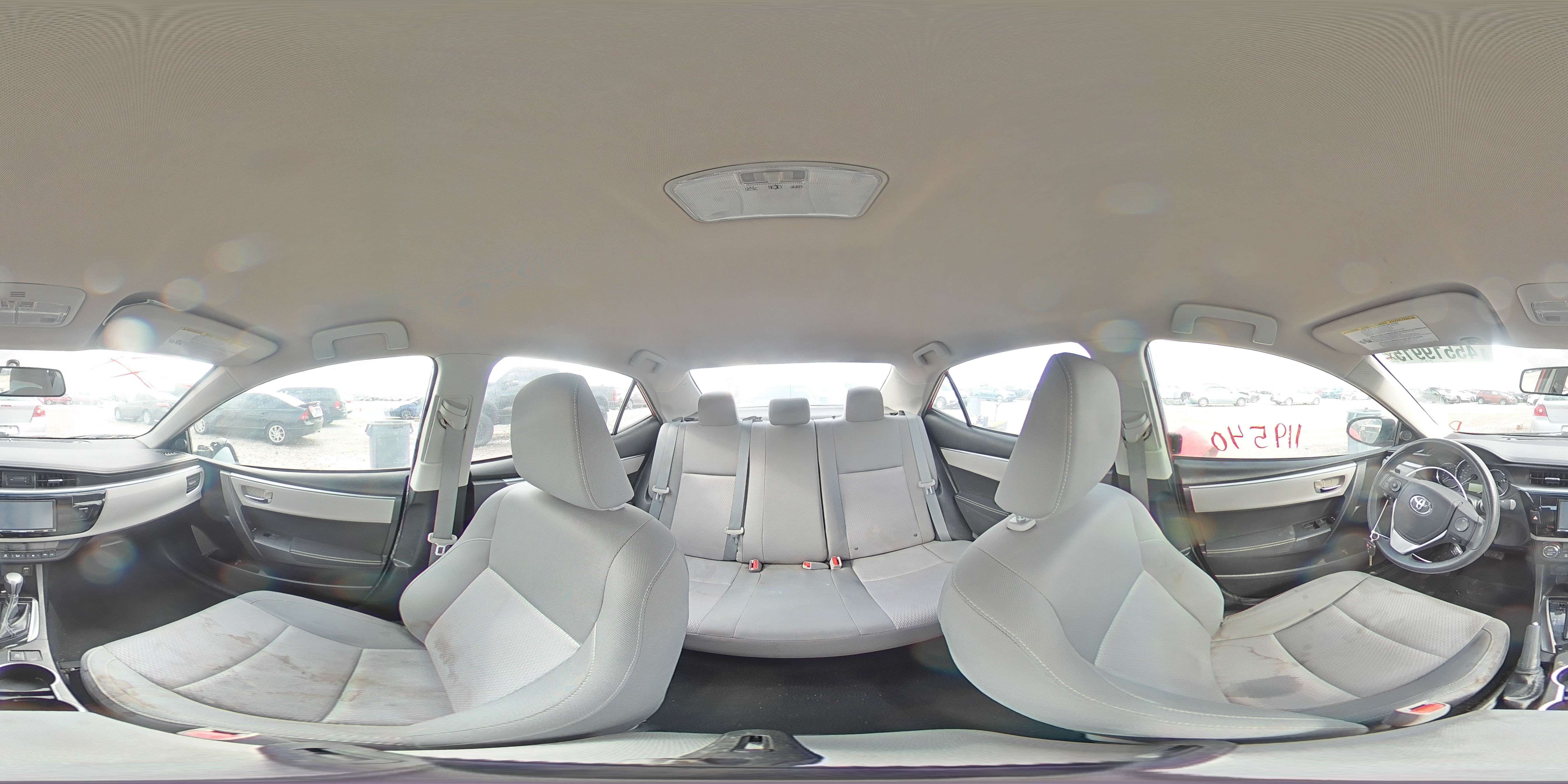 2014 Toyota Corolla VIN 5YFBURHE1EP075272 Copart auction photo, side damage thumbnail 14