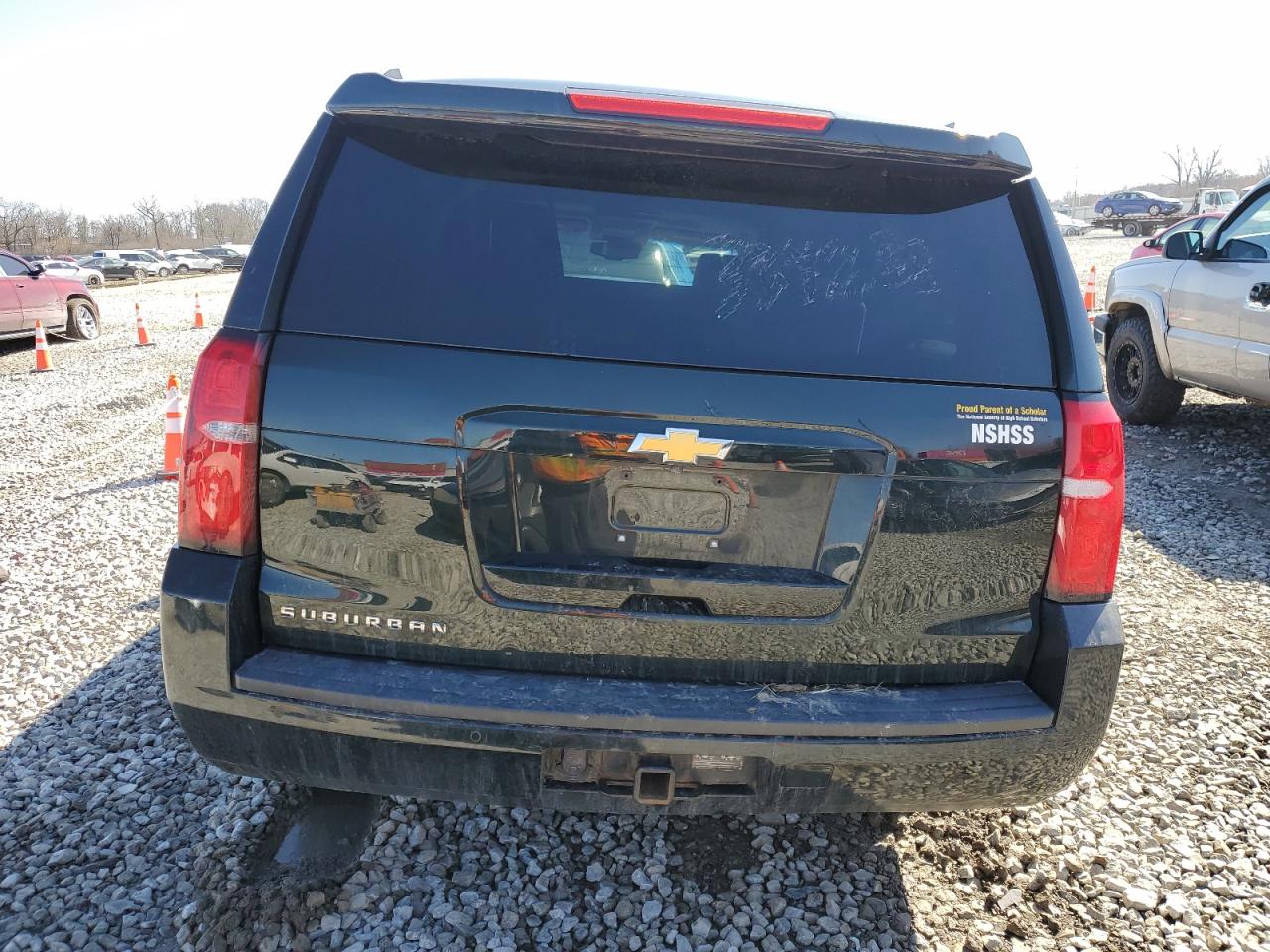 2016 Chevrolet Suburban VIN 1GNSKHKC0GR334258 Copart auction photo, front end / side damage thumbnail 6