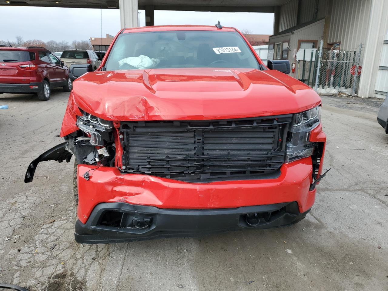 2019 Chevrolet Silverado VIN 1GCRYEED5KZ230298 Copart auction photo, front end / side damage thumbnail 5