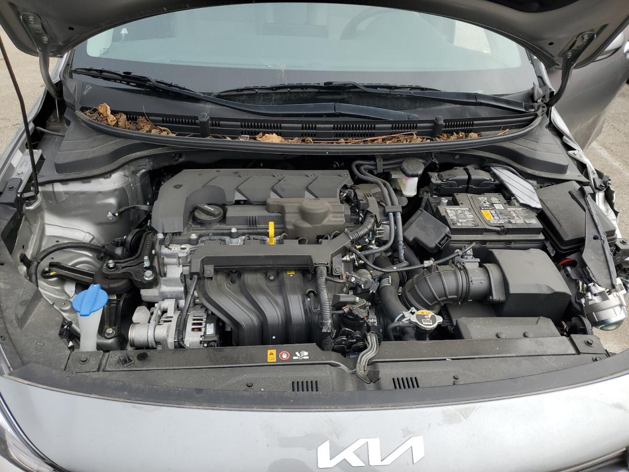 2023 KIA Rio VIN 3KPA25AD1PE569194 Copart auction photo, front end / side damage thumbnail 13