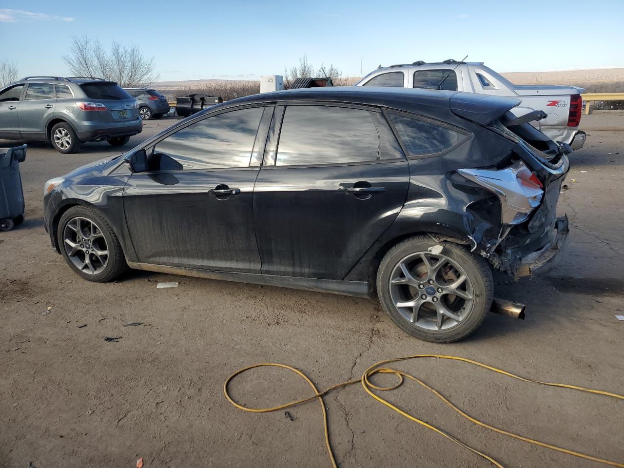 2014 Ford Focus VIN 1FADP3K21EL293206 Copart auction photo, rear end damage thumbnail 2