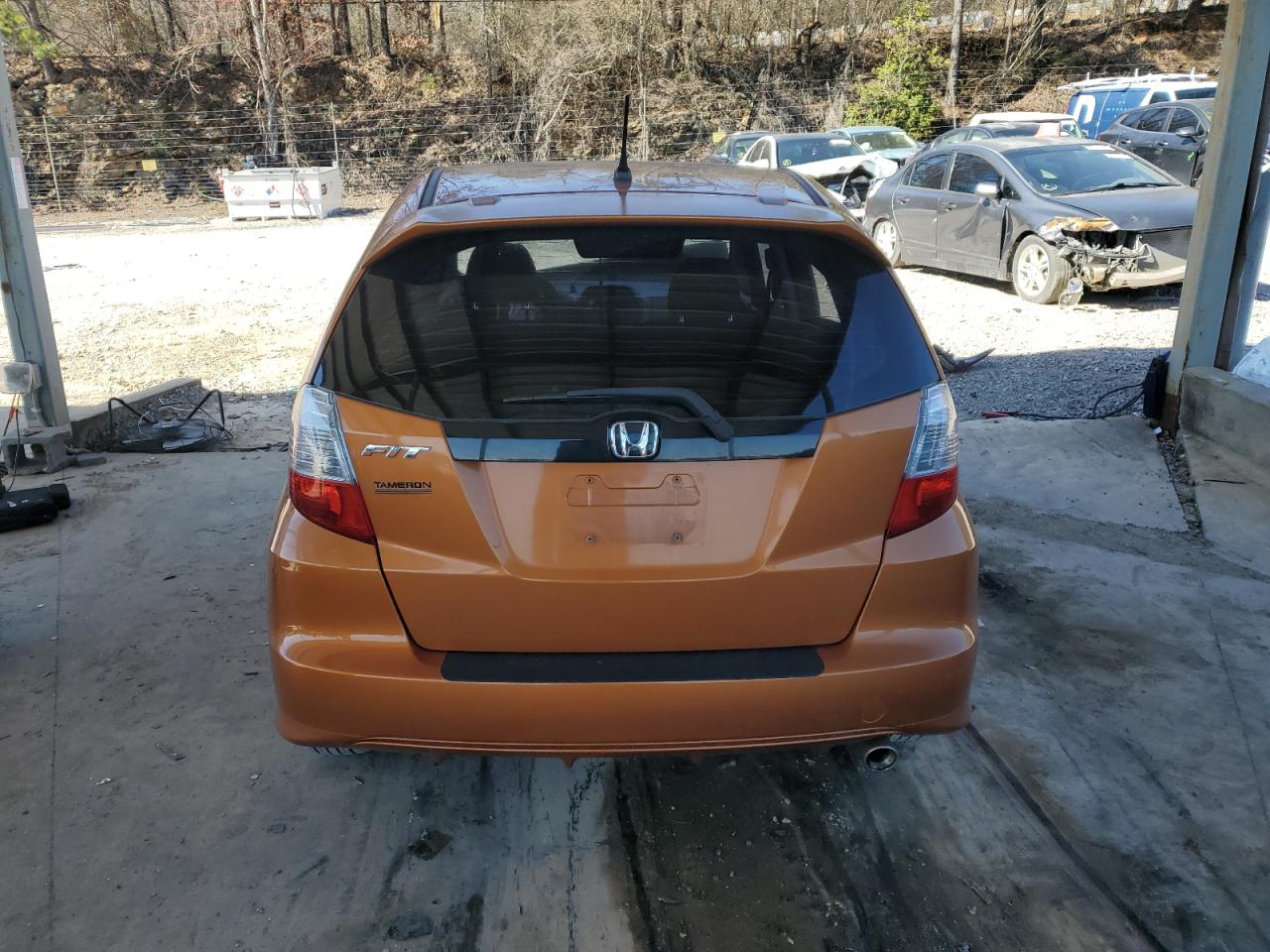 2011 Honda Fit VIN JHMGE8H55BC008190 Copart auction photo, front end damage thumbnail 6