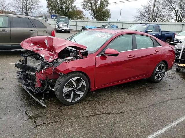 2021 Hyundai Elantra VIN KMHLP4AG2MU072632 Copart auction photo, front end / side damage thumbnail 11