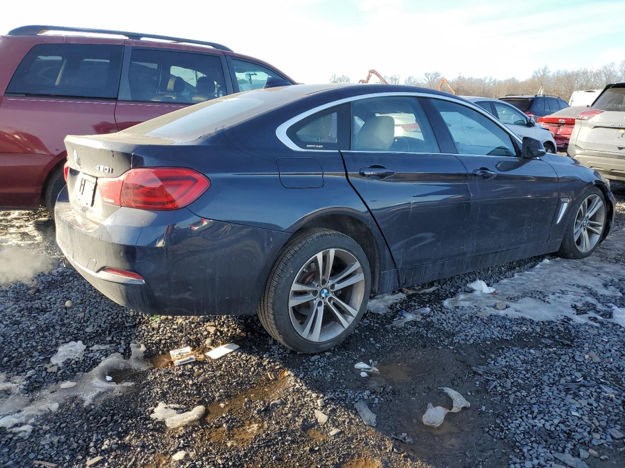 2018 BMW 4er VIN WBA4J3C50JBG95626 Copart auction photo, front end damage thumbnail 3