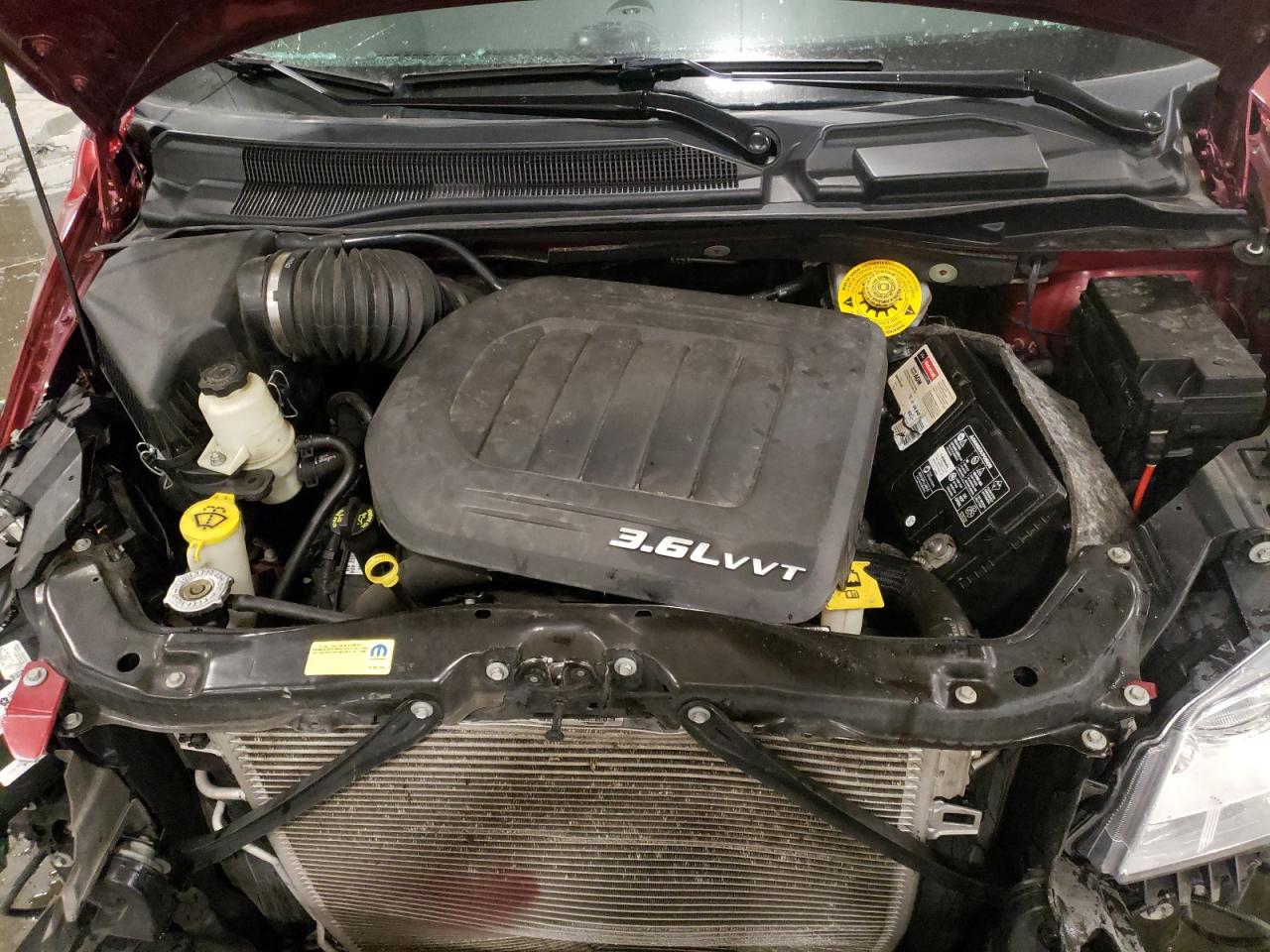 2015 Chrysler Town & Country VIN 2C4RC1CG8FR726667 Copart auction photo, side / front end damage thumbnail 12