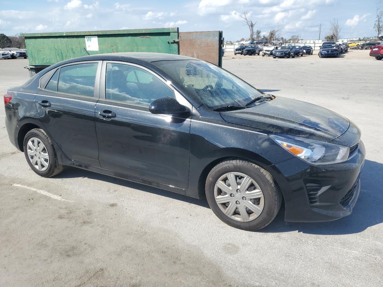 2023 KIA Rio VIN 3KPA24AD7PE629926 Copart auction photo, front end / side damage thumbnail 4