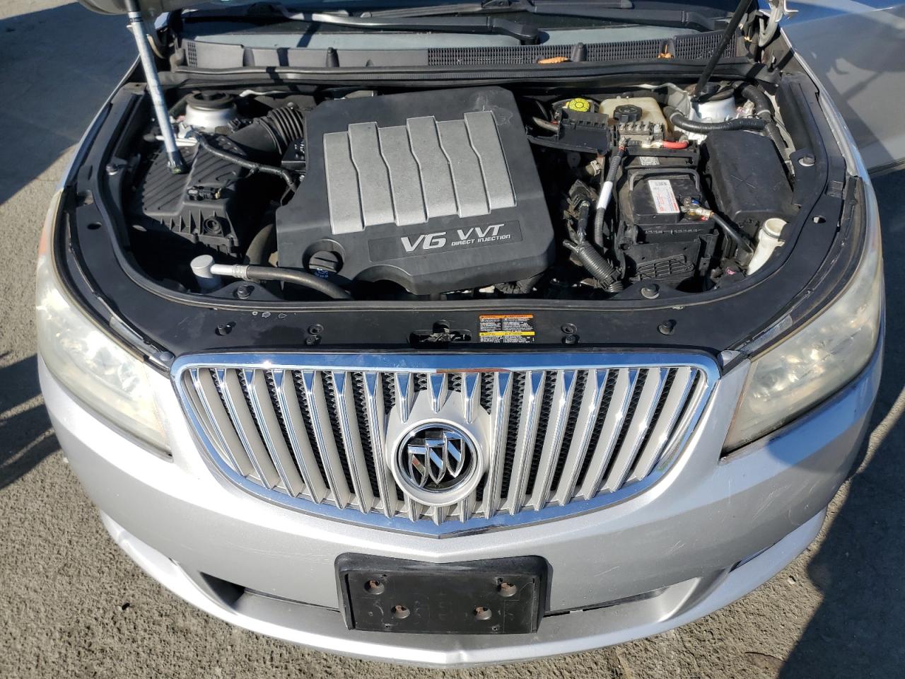 2010 Buick LaCrosse VIN 1G4GC5EG7AF133373 Copart auction photo, vandalism damage thumbnail 11