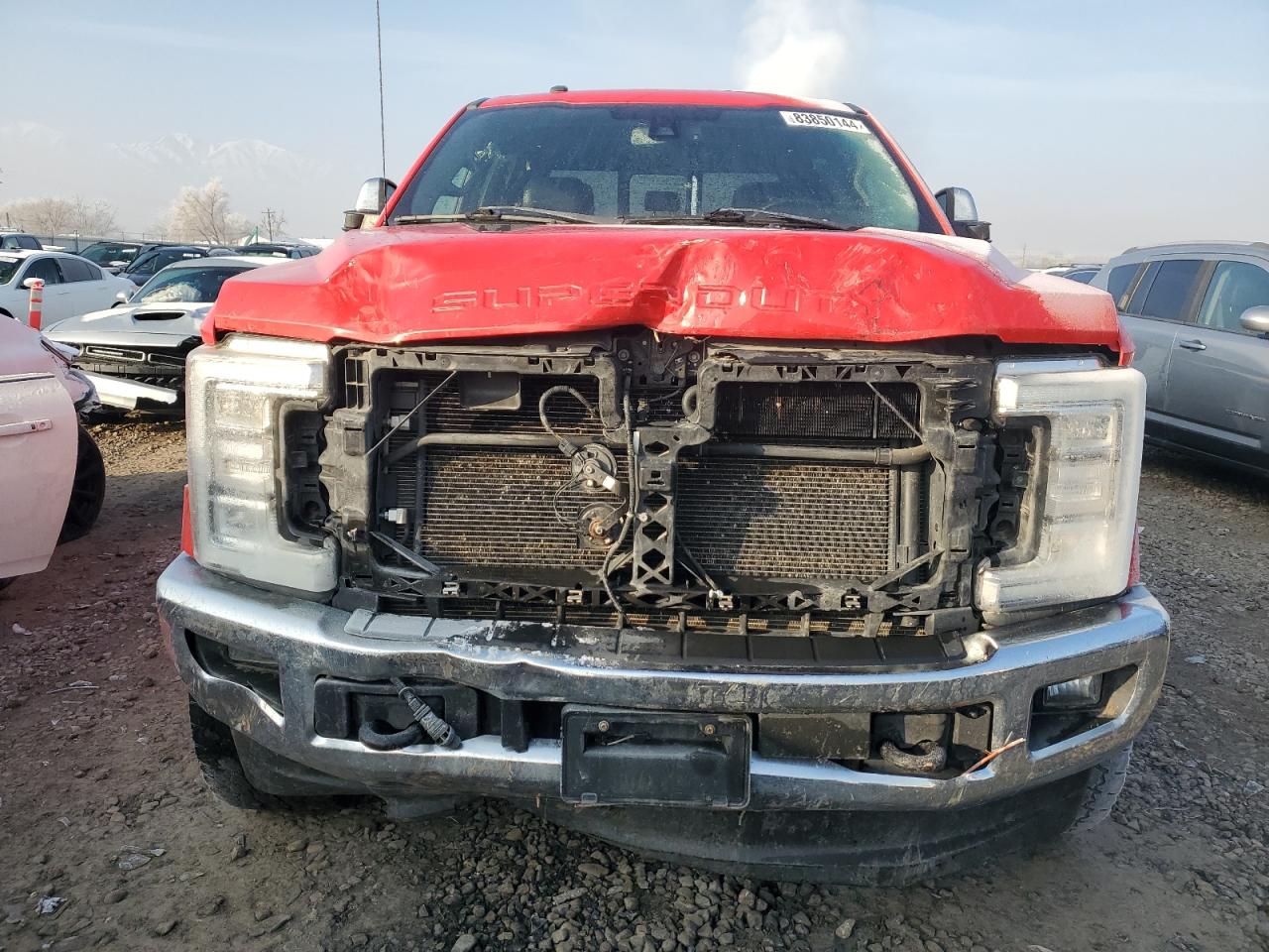 2017 Ford F350 VIN 1FT8W3BT5HED51236 Copart auction photo, front end damage thumbnail 5