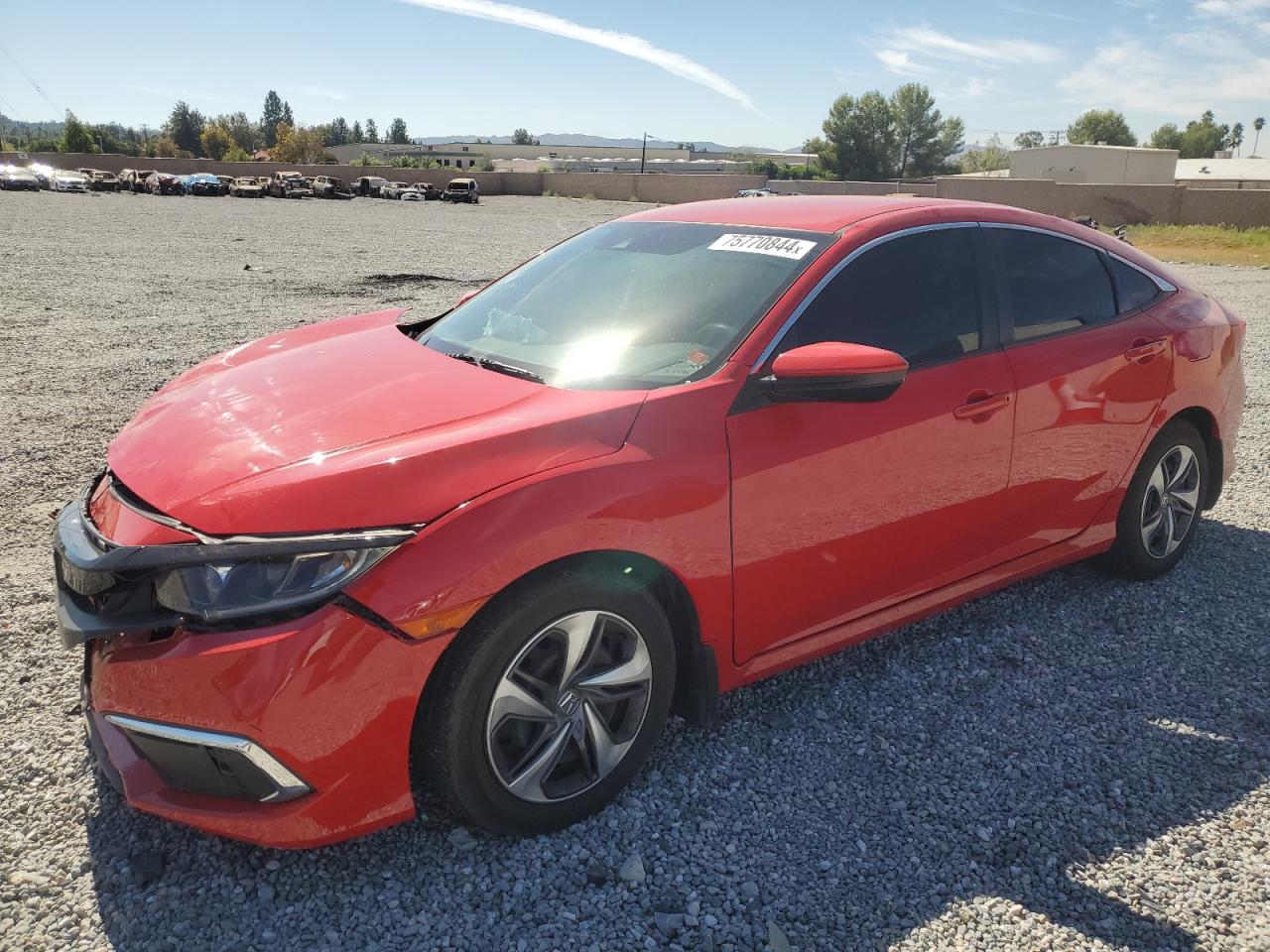 2020 Honda Civic VIN 2HGFC2F65LH595101