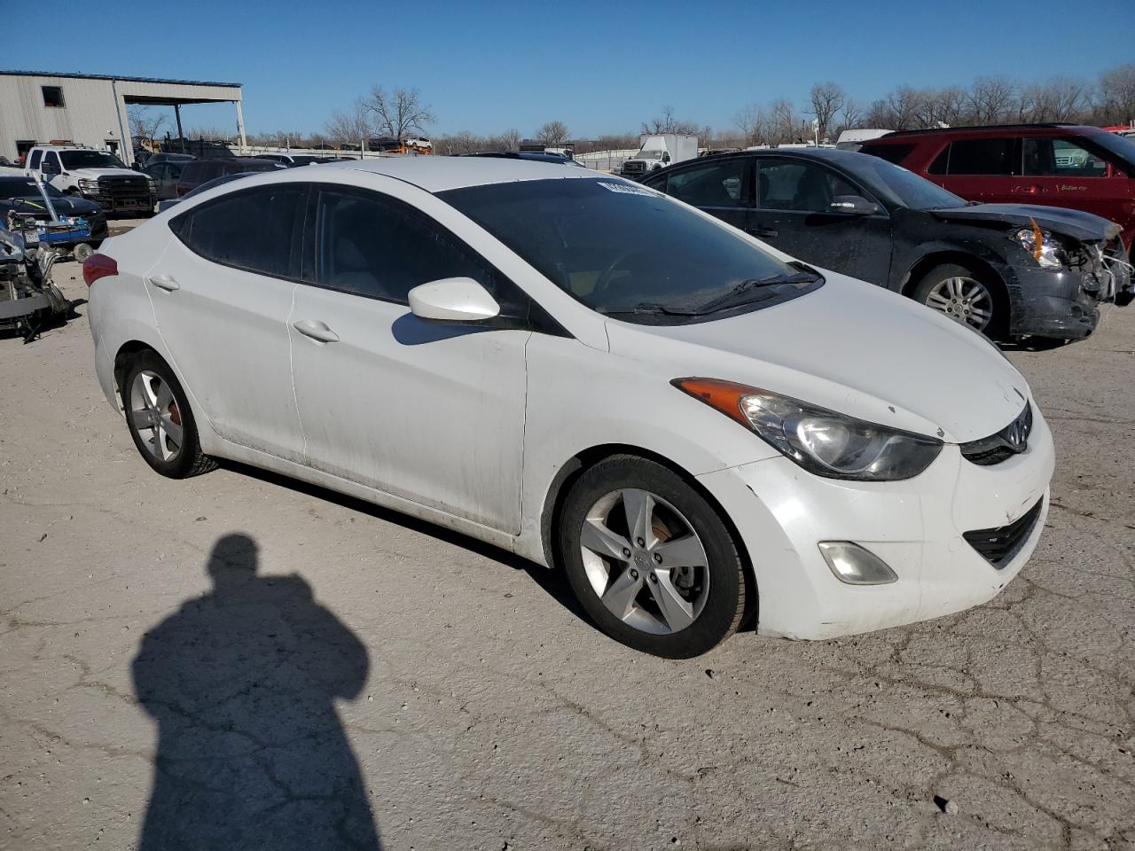 2013 Hyundai Elantra VIN 5NPDH4AE8DH194197 Copart auction photo, mechanical / minor dent/scratches damage thumbnail 4