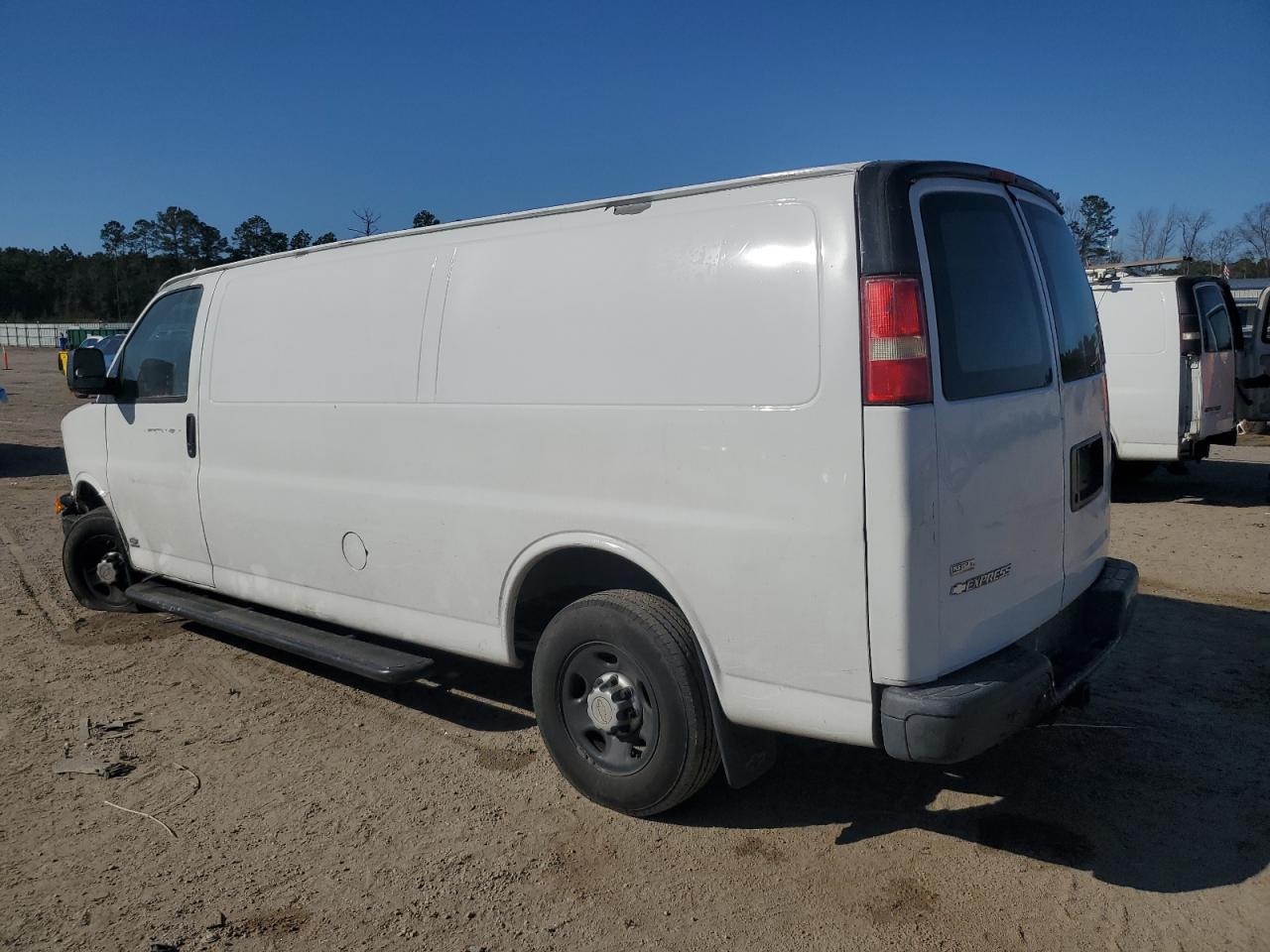 2010 Chevrolet Express VIN 1GC2GUBG4A1166099 Copart auction photo, front end / side damage thumbnail 2
