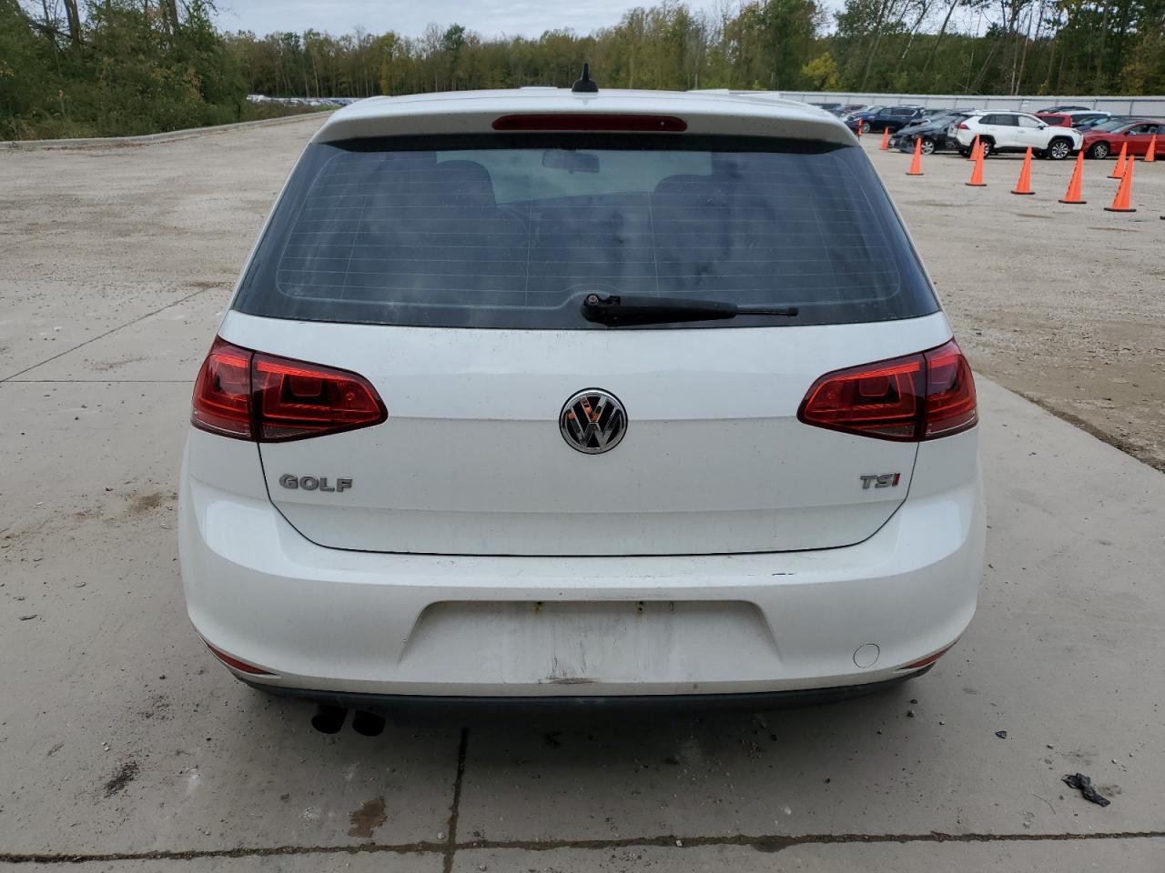 2015 Volkswagen Golf VIN 3VW217AU7FM018854 Copart auction photo, front end damage thumbnail 6