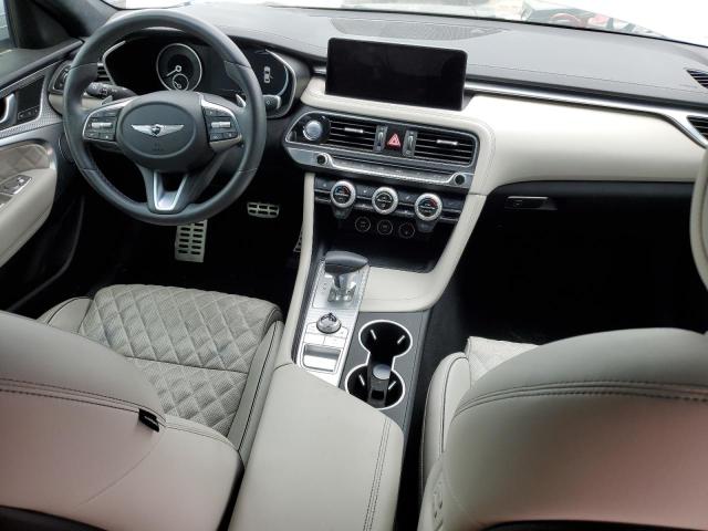2022 Genesis G70 VIN KMTG54TE7NU085709 Copart auction photo, rear end damage thumbnail 8