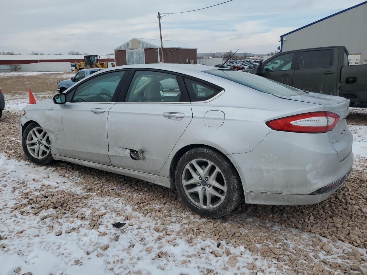 2015 Ford Fusion VIN 1FA6P0H79F5116175 Copart auction photo, front end / side damage thumbnail 2