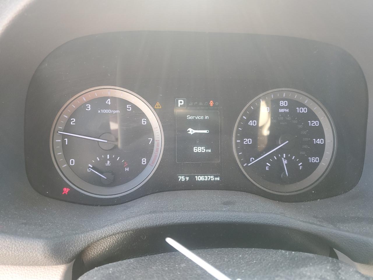 2016 Hyundai Tucson VIN KM8J3CA2XGU235212 Copart auction photo, front end damage thumbnail 9