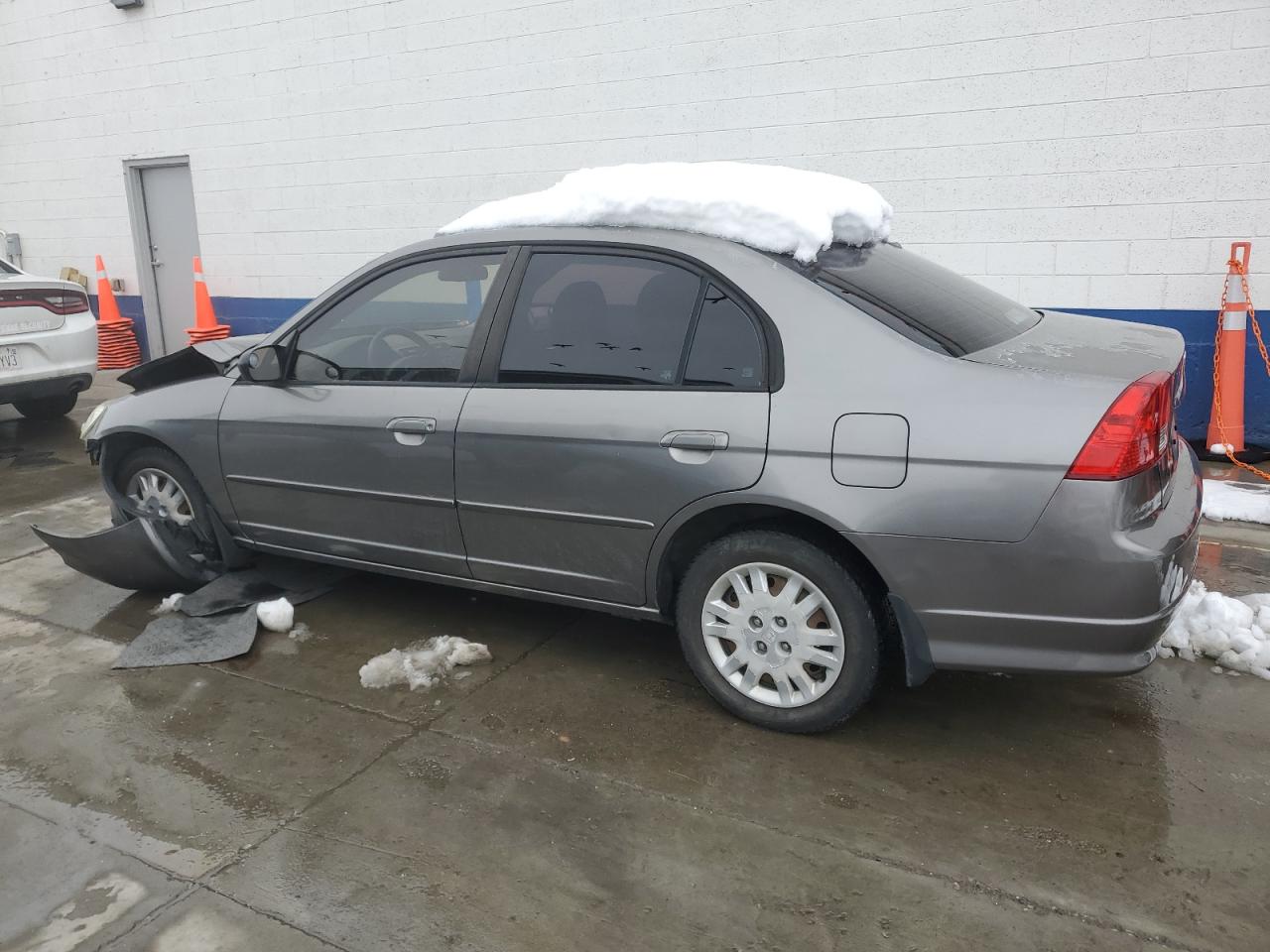 2005 Honda Civic VIN 2HGES16505H528330 Copart auction photo, front end / mechanical damage thumbnail 2