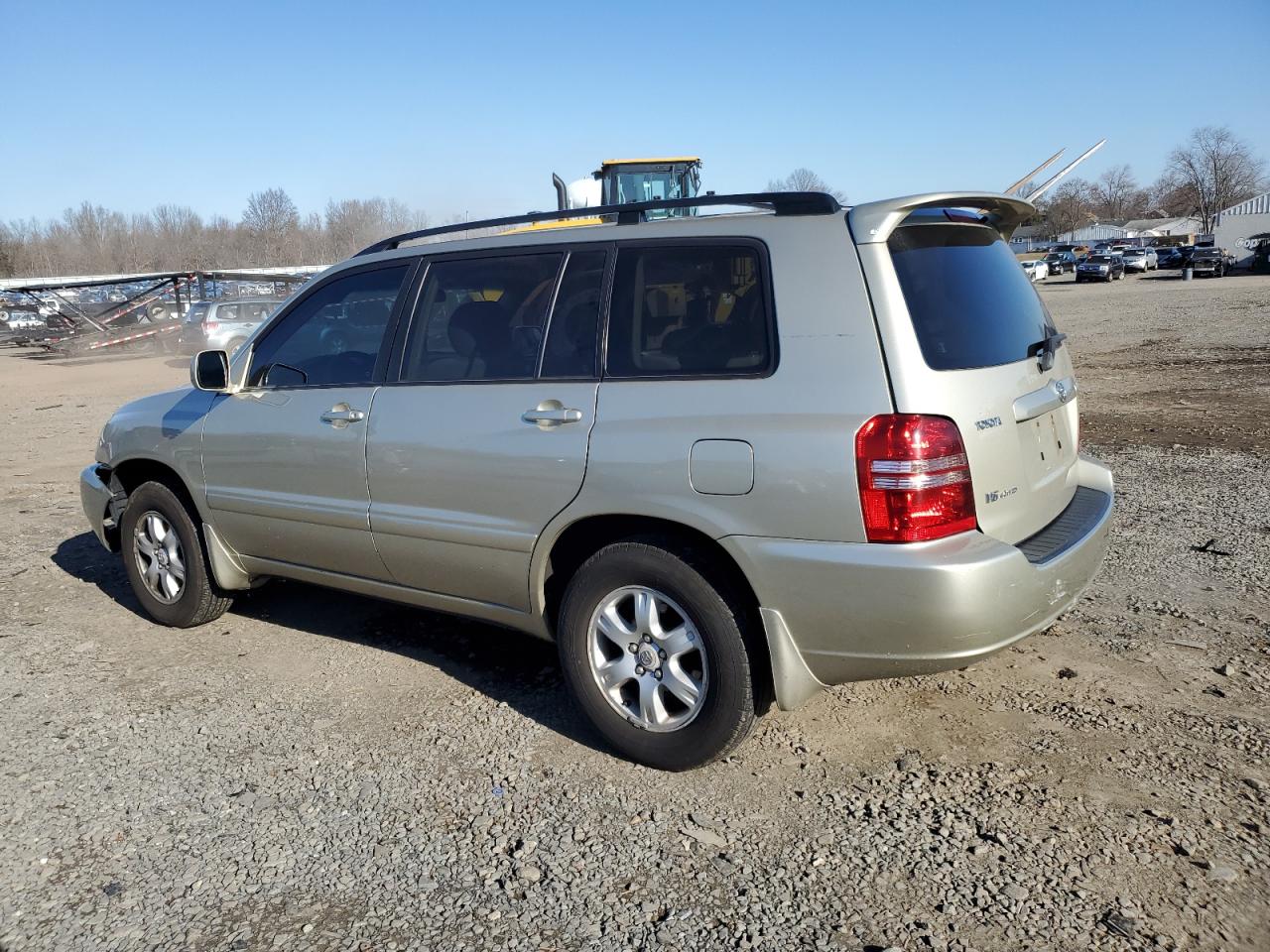 2003 Toyota Highlander VIN JTEHF21A430115446 Copart auction photo, side / front end damage thumbnail 2