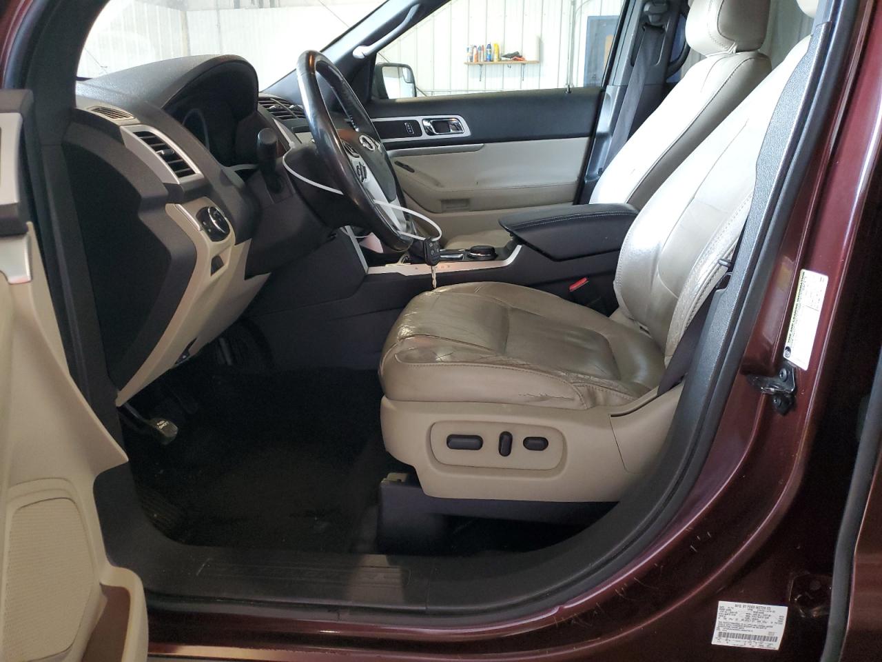 2012 Ford Explorer VIN 1FMHK8D89CGA97511 Copart auction photo, side damage thumbnail 7