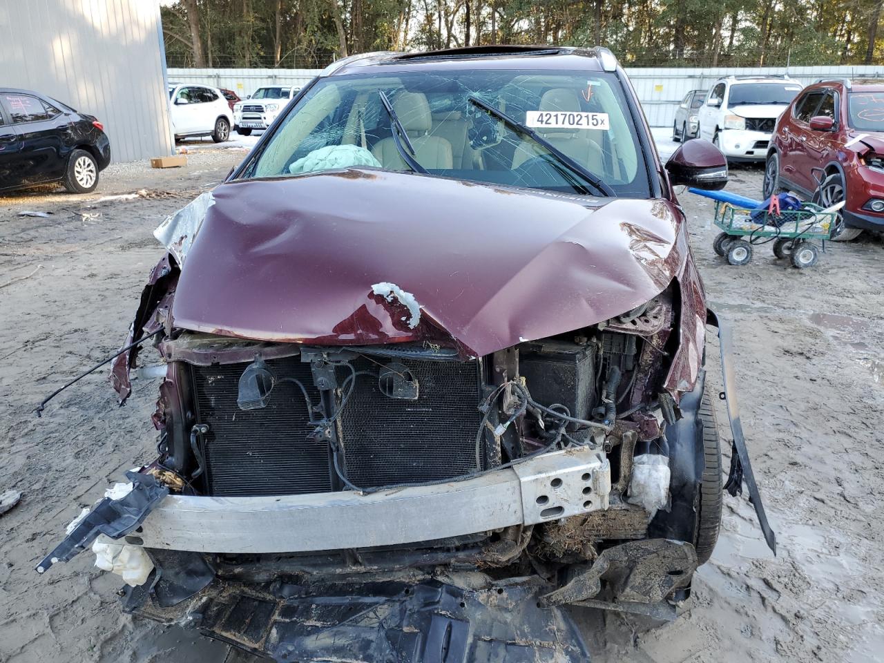 2016 Toyota Highlander VIN 5TDYKRFH5GS167962 Copart auction photo, all over damage thumbnail 5