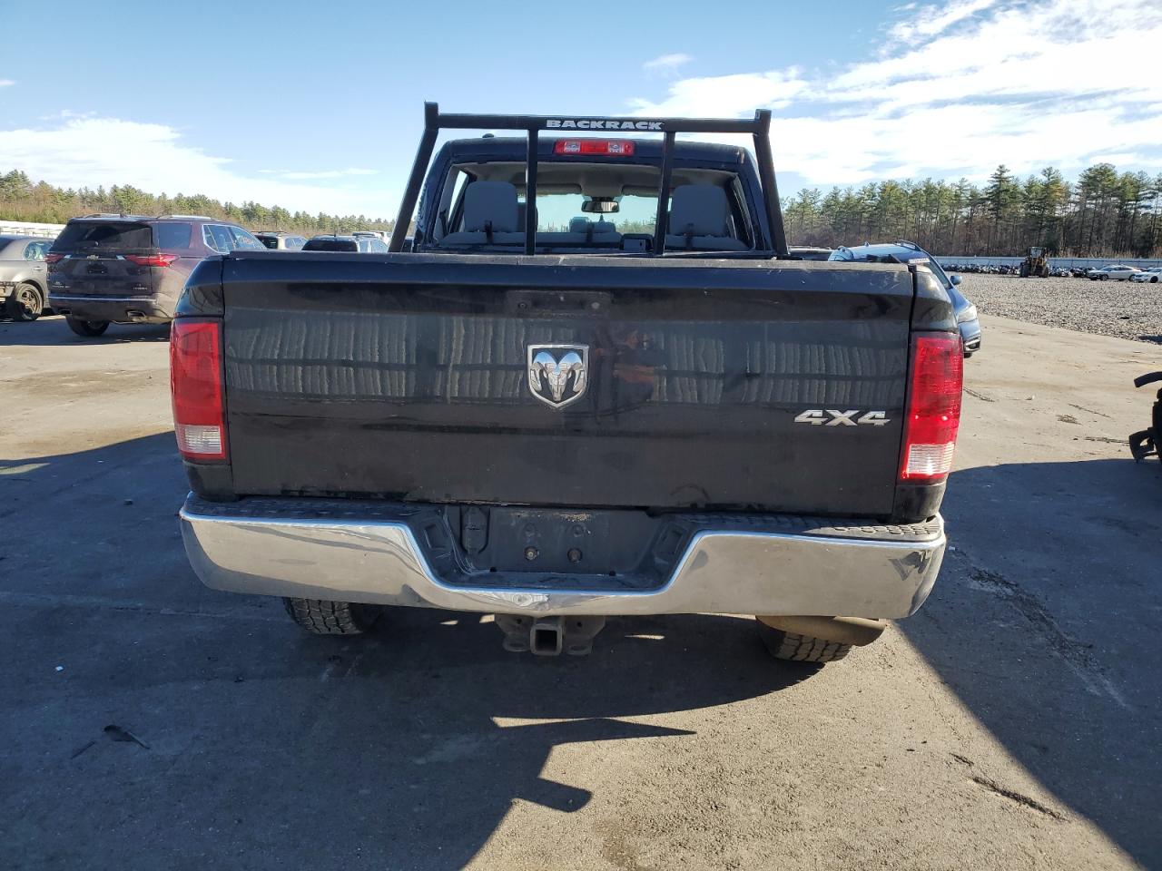 2018 RAM 1500 VIN 1C6RR7ST5JS190632 Copart auction photo, rear end / side damage thumbnail 6