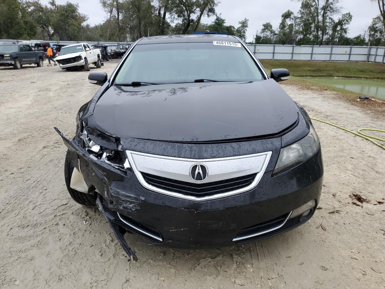 2012 Acura TL VIN 19UUA8F21CA027634 Copart auction photo, front end / side damage thumbnail 5