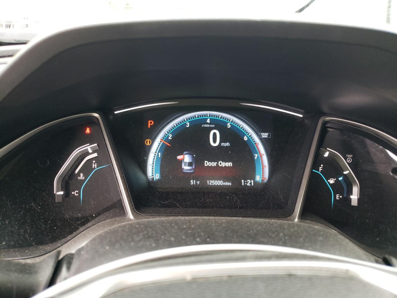 2016 Honda Civic VIN 19XFC1F34GE203869 Copart auction photo, rear end damage thumbnail 9