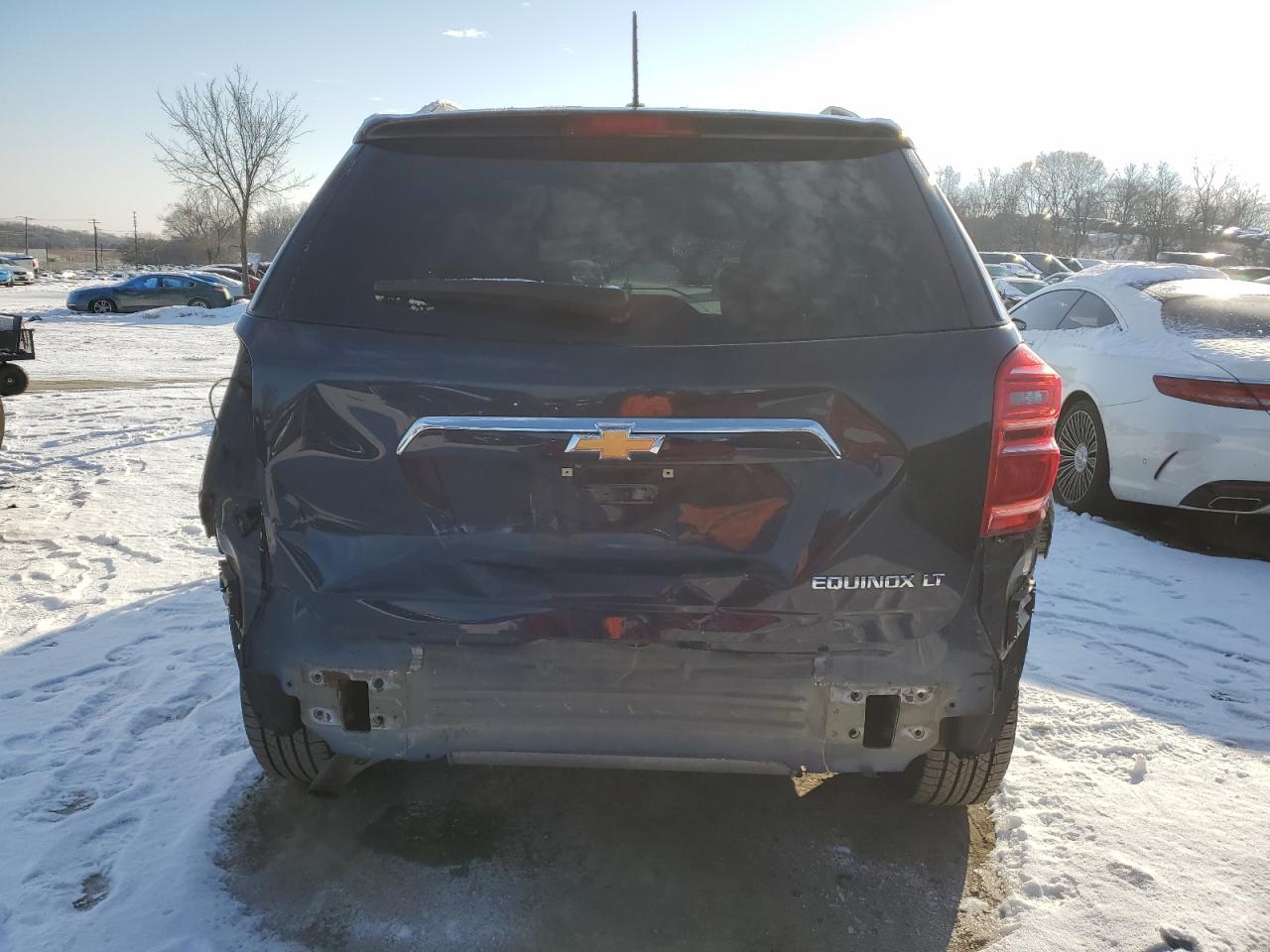 2016 Chevrolet Equinox VIN 2GNALCEK3G1128360 Copart auction photo, all over damage thumbnail 6