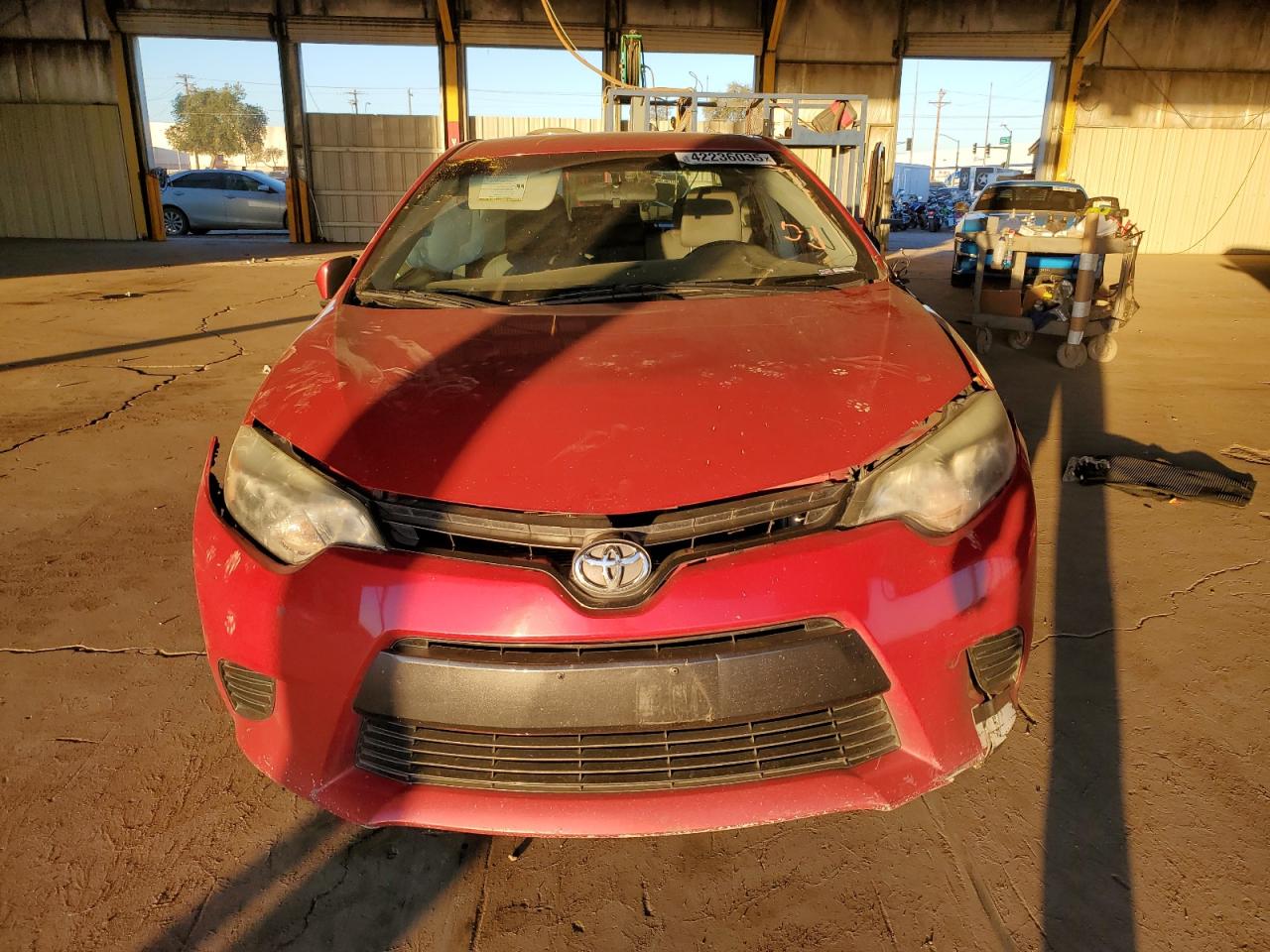 2015 Toyota Corolla VIN 5YFBURHE8FP287474 Copart auction photo, all over damage thumbnail 5