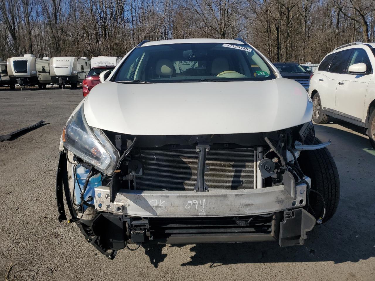 2018 Nissan Murano VIN 5N1AZ2MH8JN173108 Copart auction photo, front end damage thumbnail 5