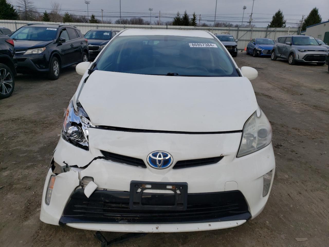 2012 Toyota Prius VIN JTDKN3DU3C1508390 Copart auction photo, front end / minor dent/scratches damage thumbnail 5