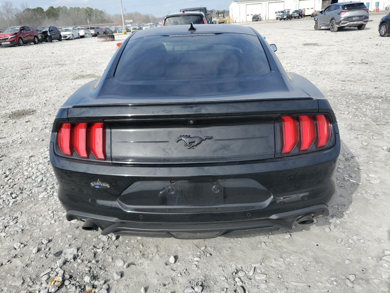 2022 Ford Mustang VIN 1FA6P8THXN5123245 Copart auction photo, side / front end damage thumbnail 6