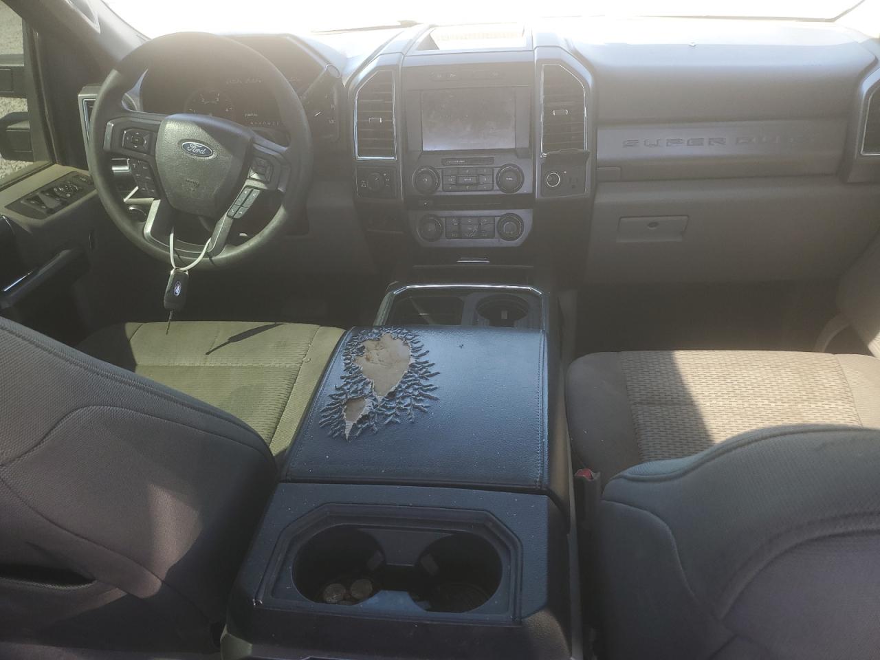 2017 Ford F250 VIN 1FT7W2BT0HED14889 Copart auction photo, top/roof damage thumbnail 8